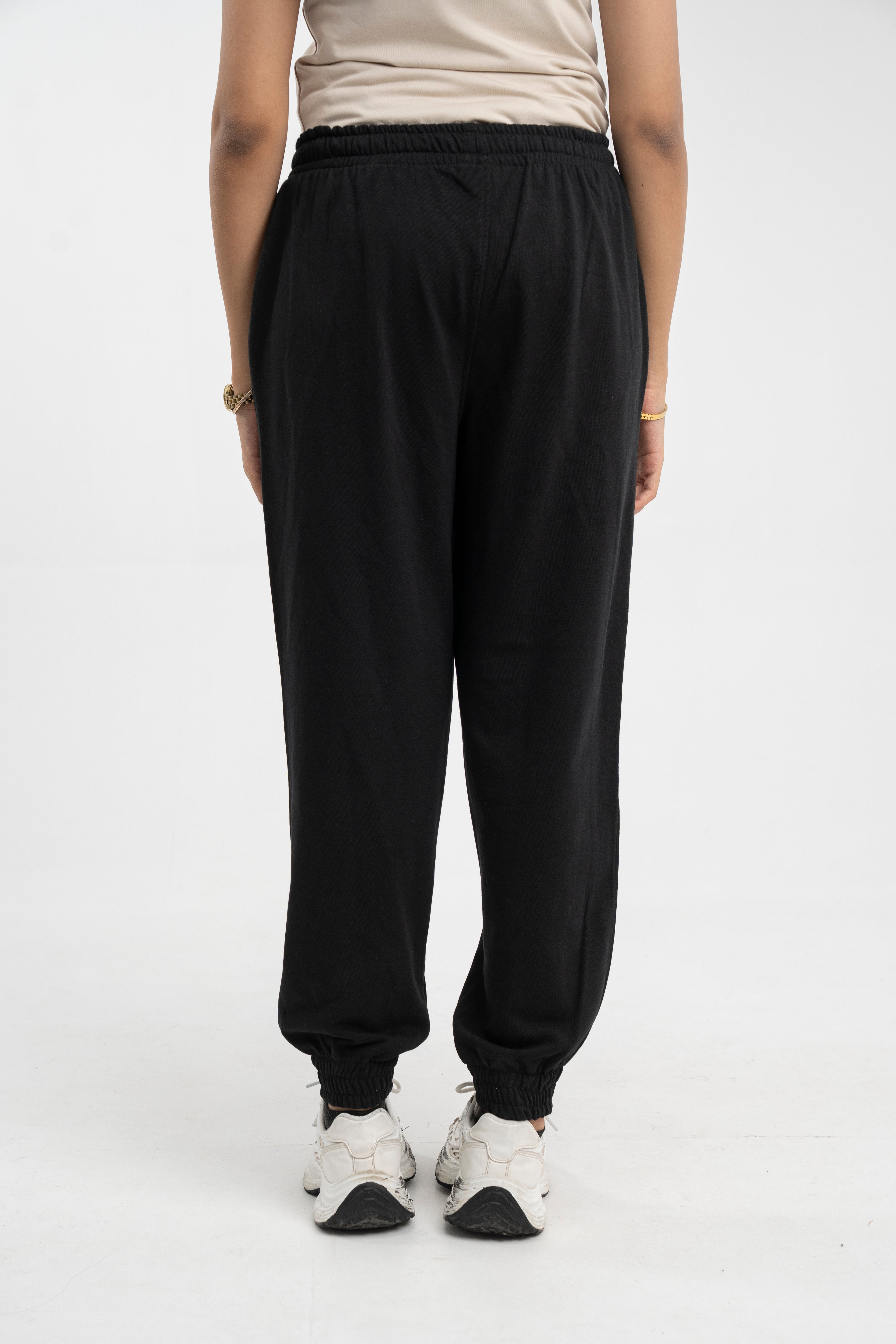 High-waisted joggers