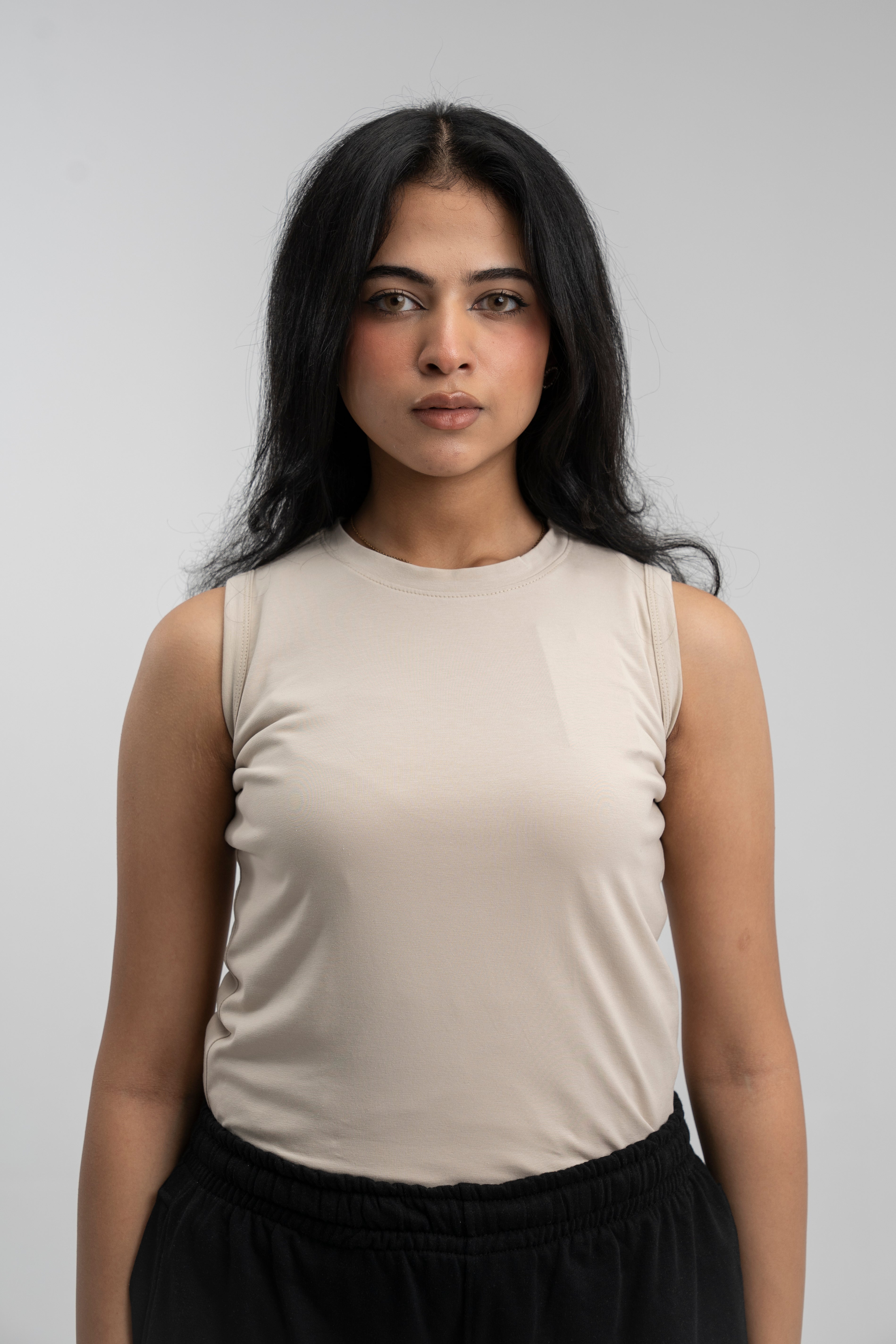 Sleeveless Basic top