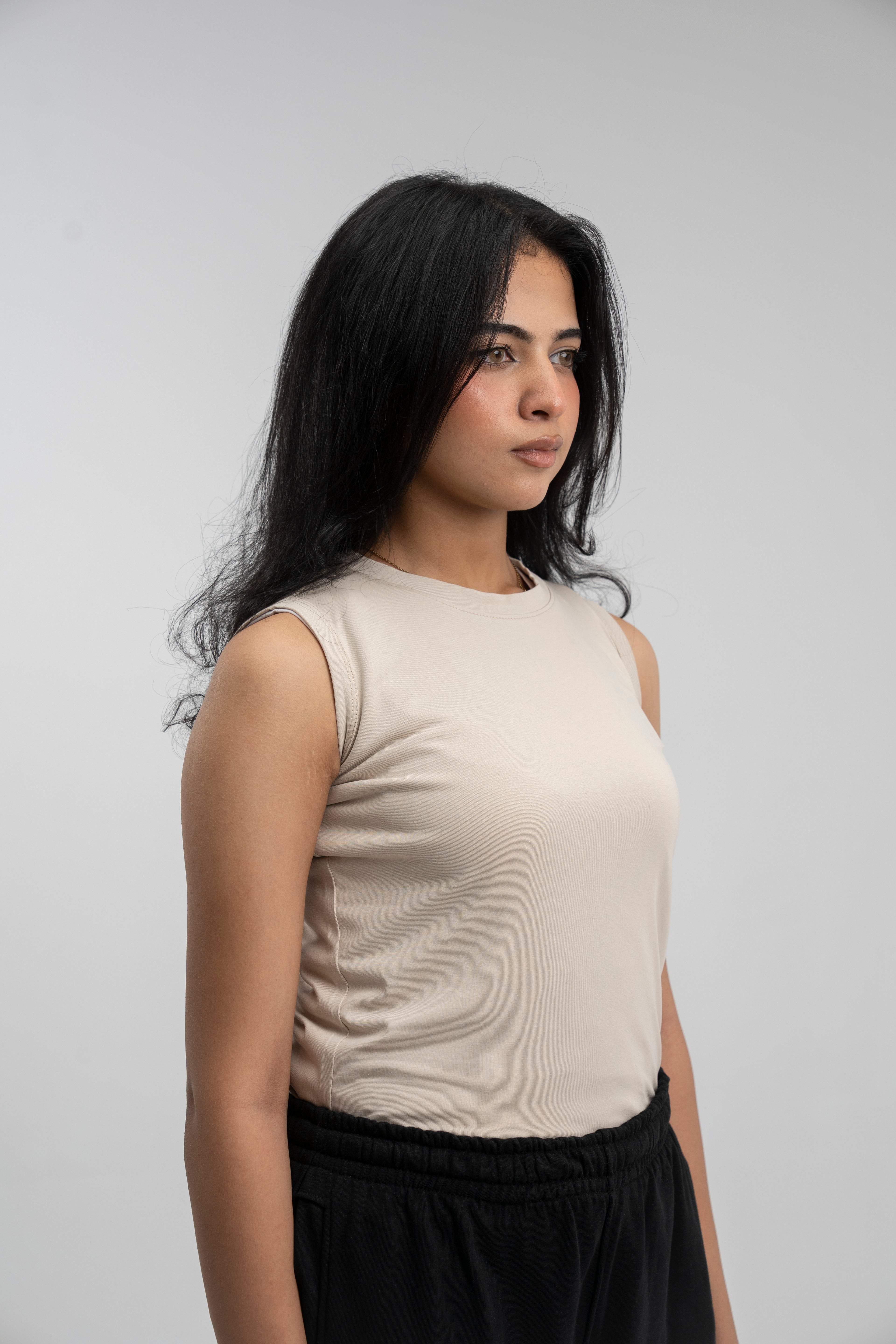 Sleeveless Basic top