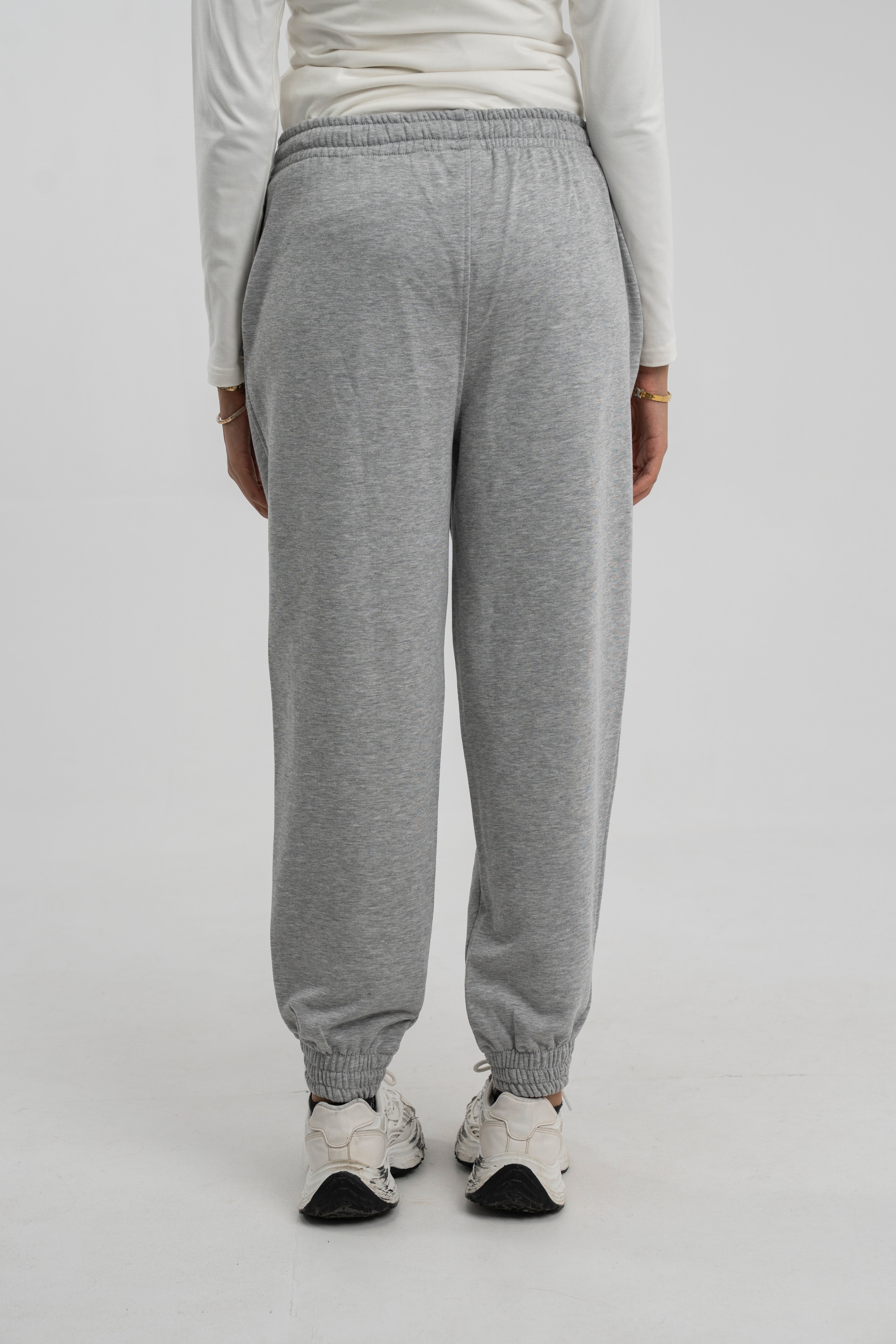 High-waisted joggers